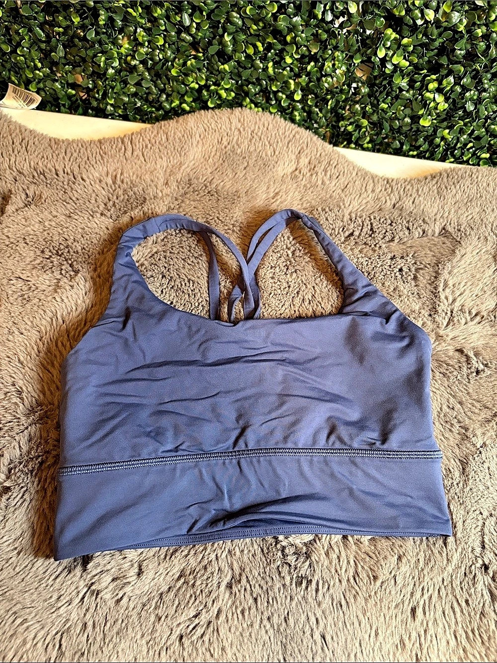 lululemon Blue Sports Bra Size 4